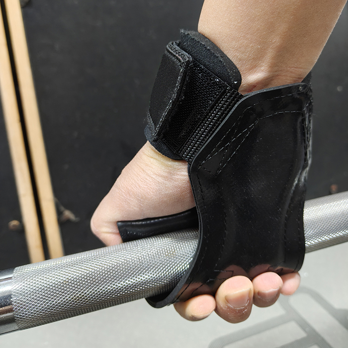 滑り止めプレミアムラバーリフティングリストストラップデッドリフトハンドグリップ男性と女性用パームプロテクターパームガード、重量挙げグリップ